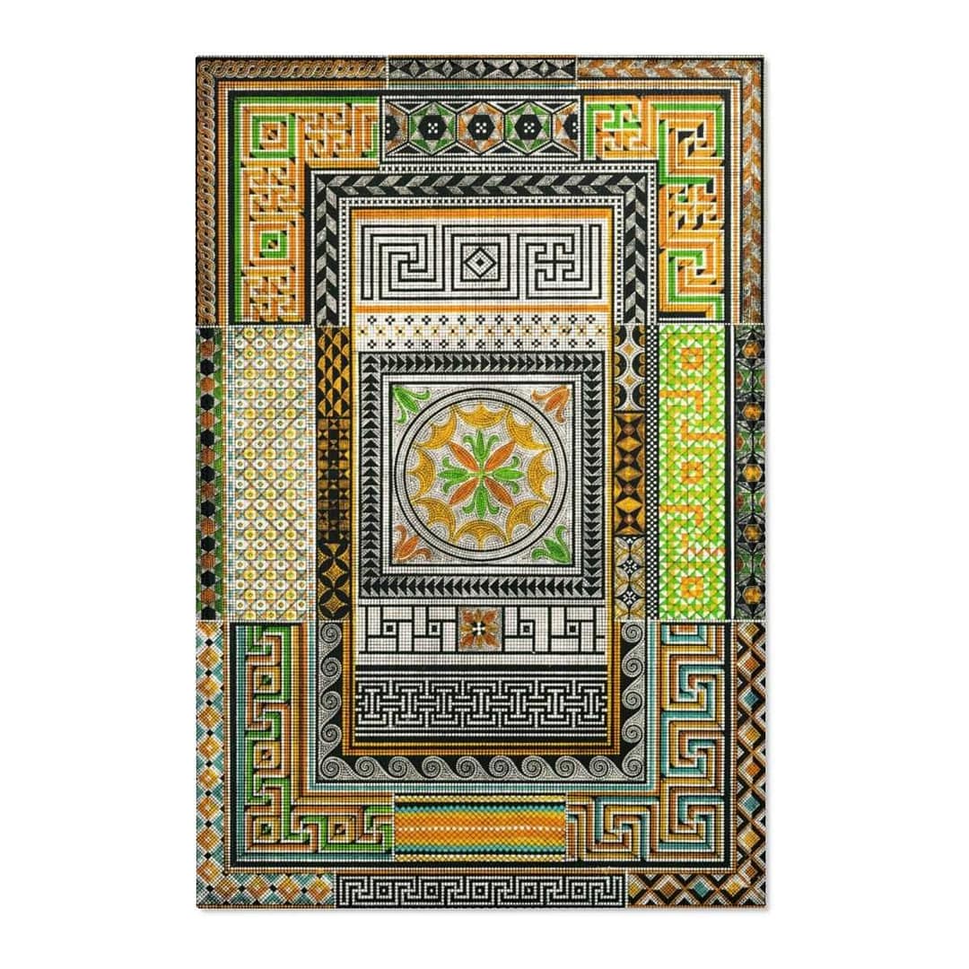 cgk.ink classic Racinet: Pompeian No. 3 Area Rug Racinet: Pompeian No. 3 Area Rug Albert Racinet cgk.ink