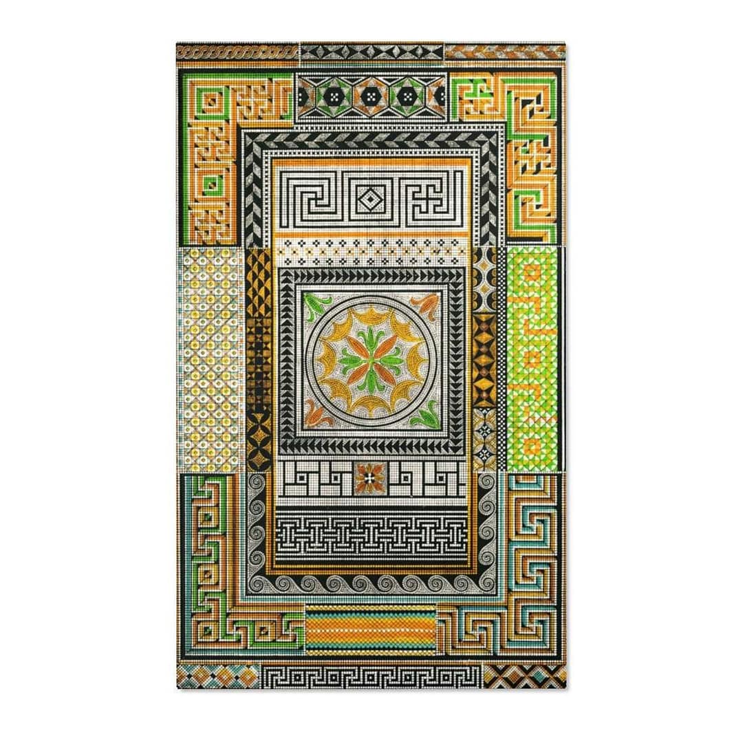 cgk.ink classic Racinet: Pompeian No. 3 Area Rug Racinet: Pompeian No. 3 Area Rug Albert Racinet cgk.ink