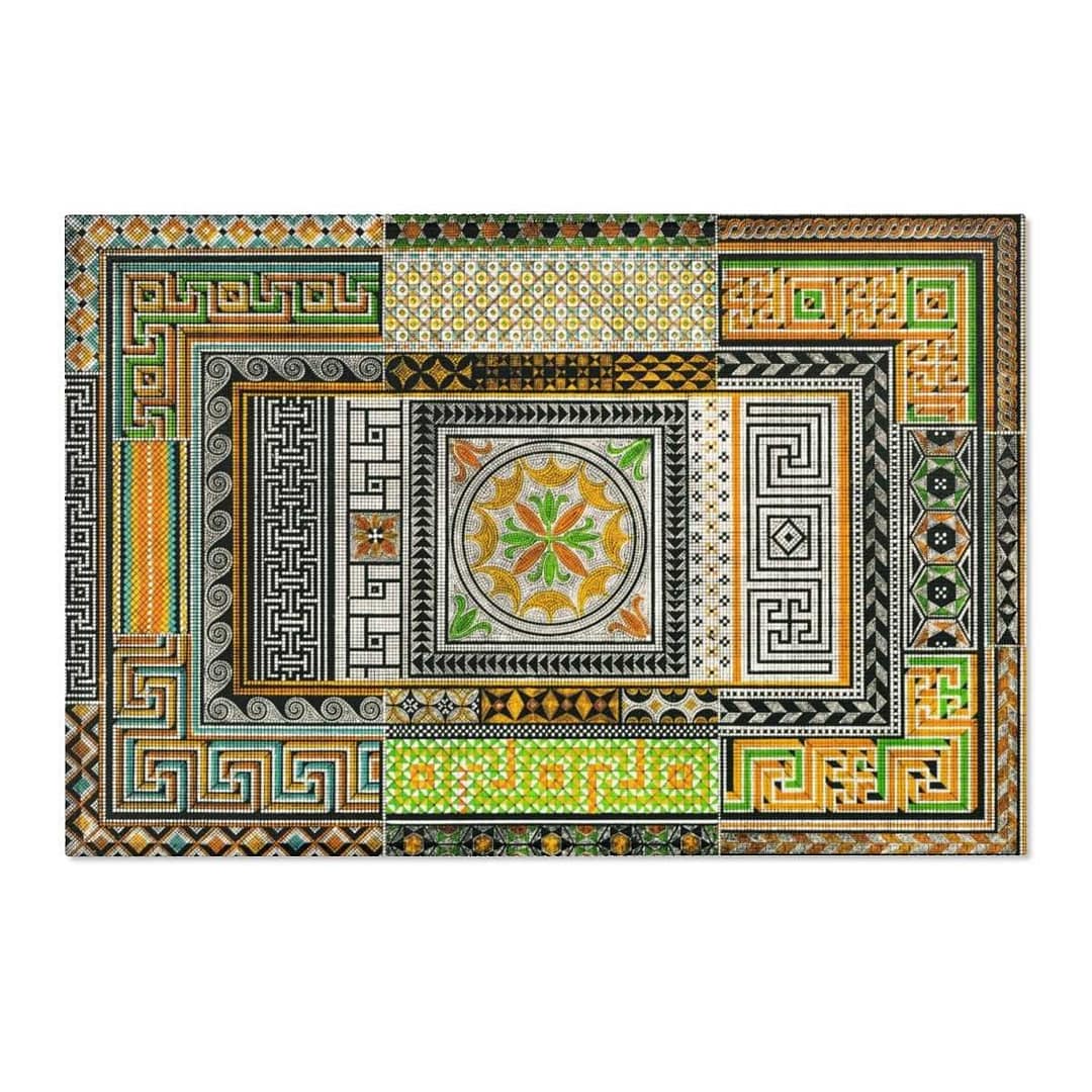 cgk.ink classic Racinet: Pompeian No. 3 Area Rug Racinet: Pompeian No. 3 Area Rug Albert Racinet cgk.ink