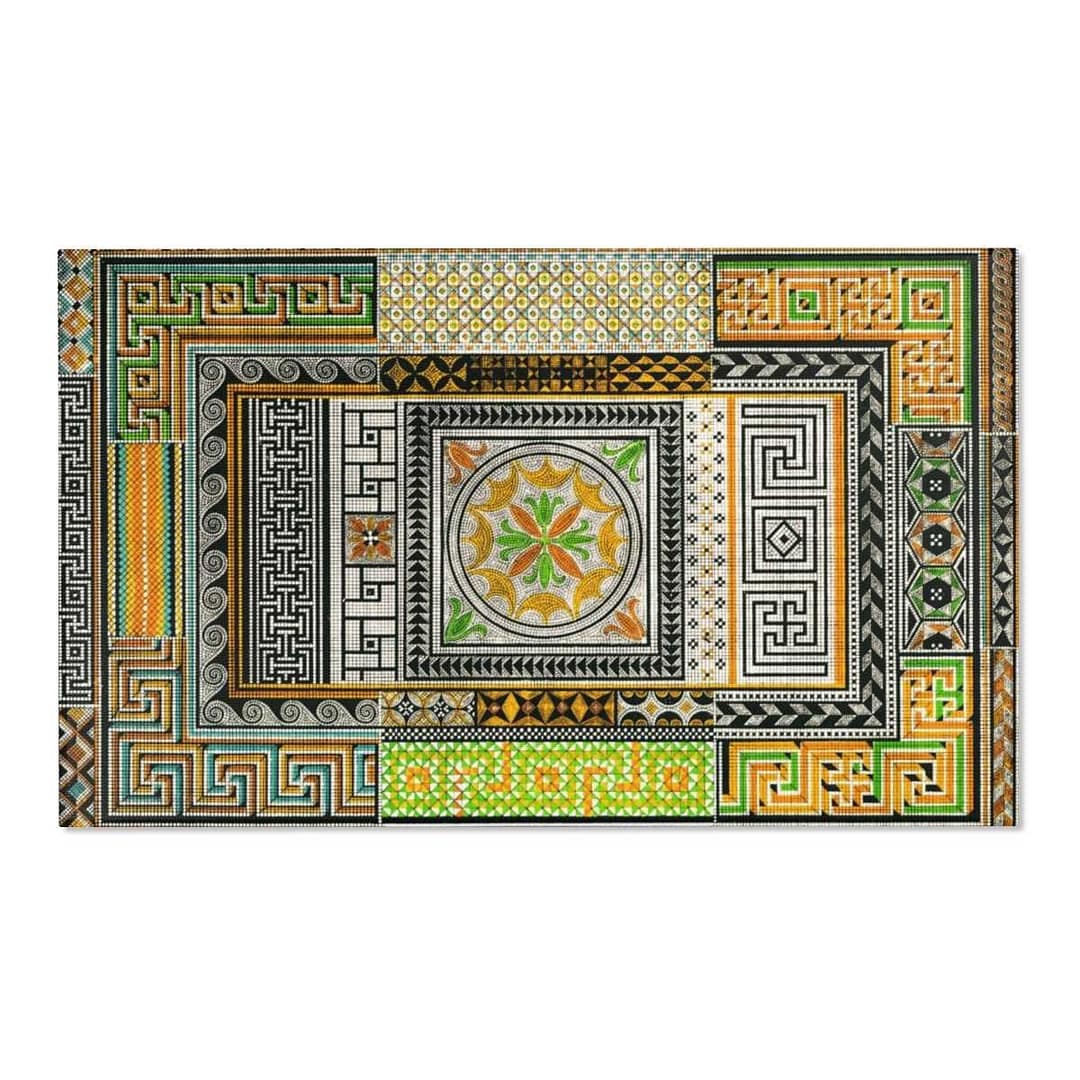 cgk.ink classic Racinet: Pompeian No. 3 Area Rug Racinet: Pompeian No. 3 Area Rug Albert Racinet cgk.ink