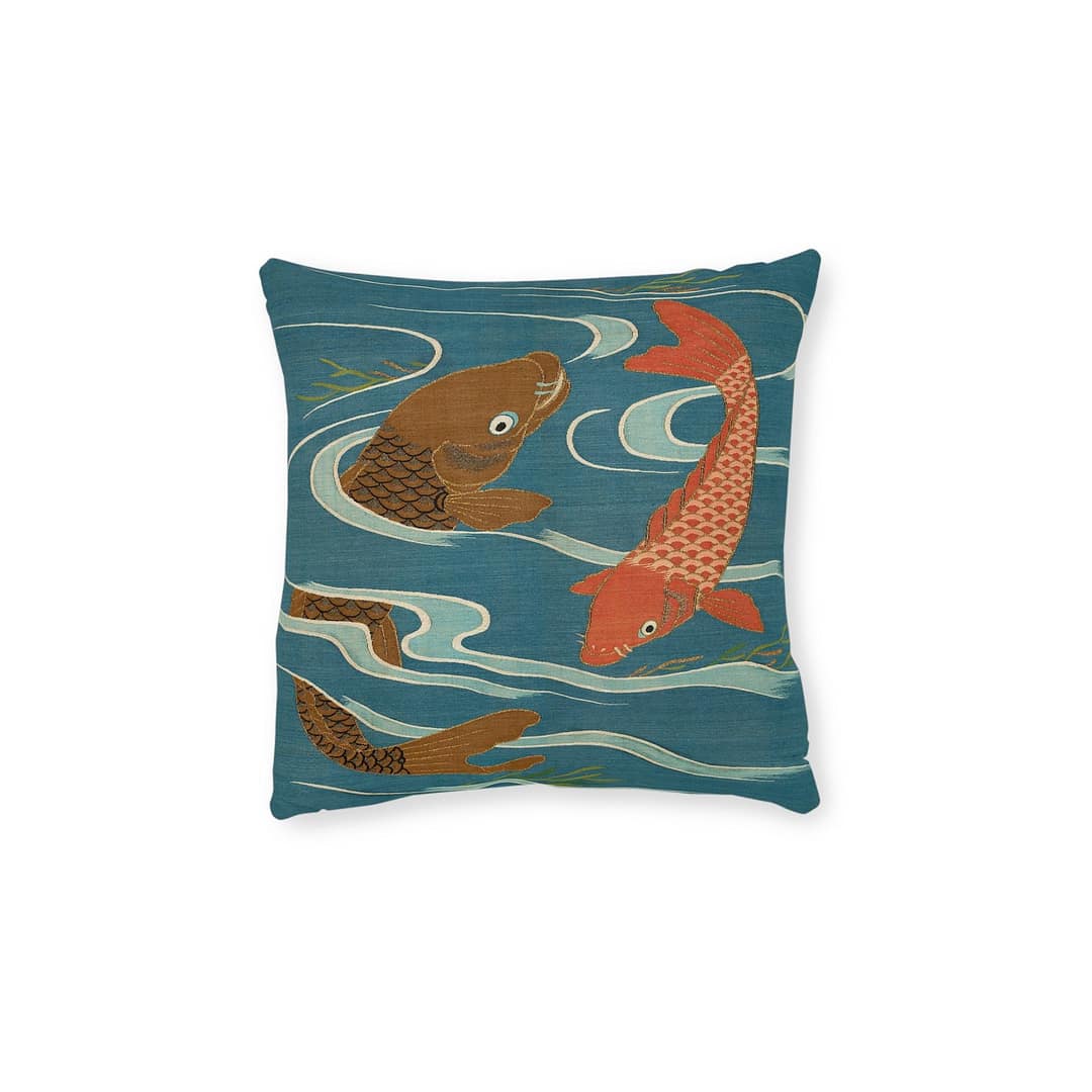 cgk.ink blue Fukusa Throw Cushion Fukusa Throw Cushion JAPAN cgk.ink