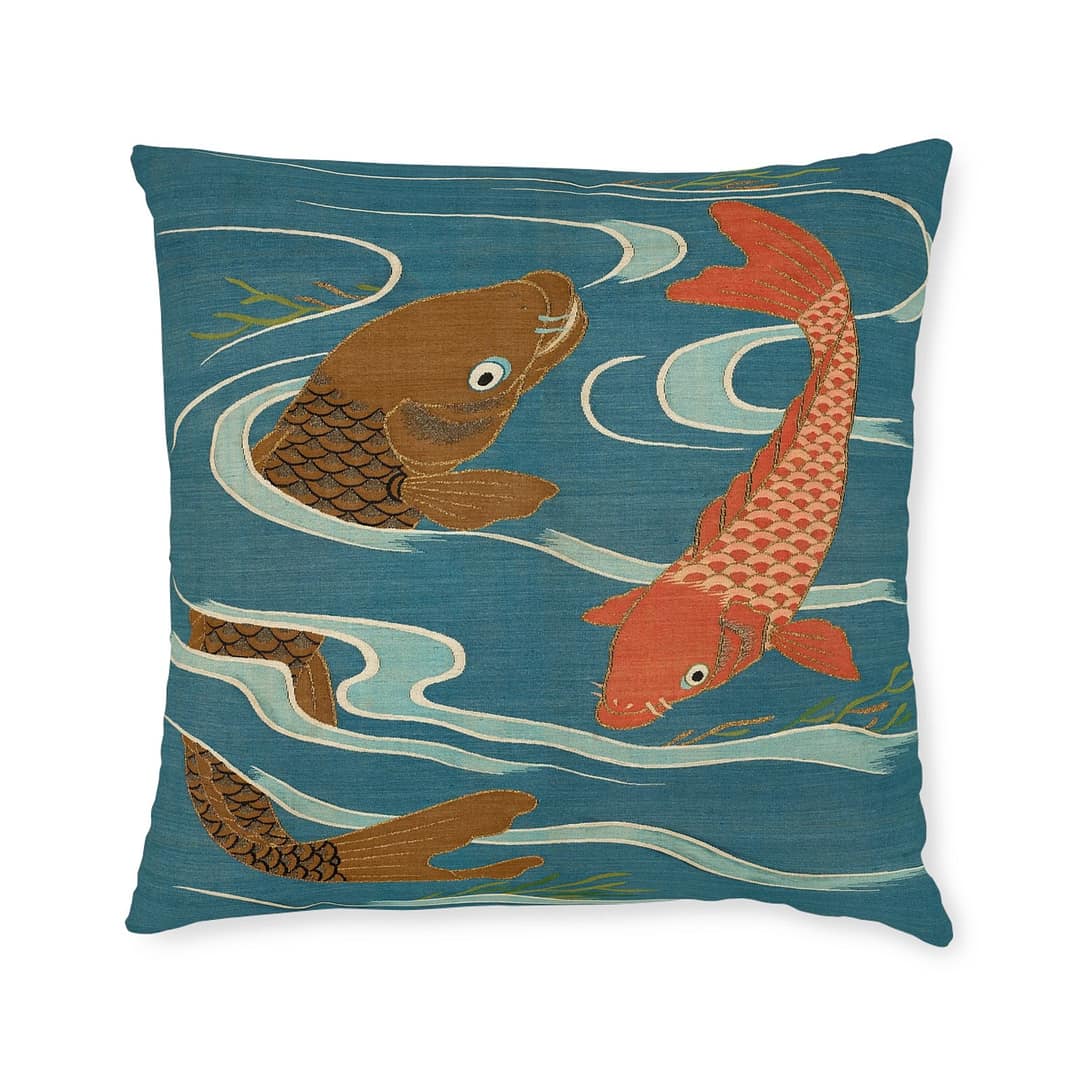 cgk.ink blue Fukusa Throw Cushion Fukusa Throw Cushion JAPAN cgk.ink