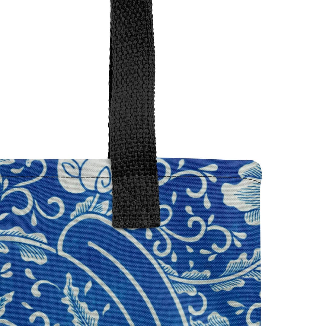 cgk.ink blue Blue Crescent Tote Bag Blue Crescent Tote Bag ACCESSORIES & GIFTS cgk.ink