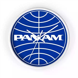 cgk.ink contemporary Pan Am Departs Wall Clock Pan Am Departs Wall Clock CLOCKS cgk.ink