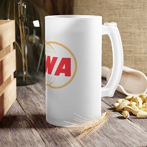 cgk.ink TWA Frosted Glass Beer Mug TWA Frosted Glass Beer Mug DÉCOR cgk.ink