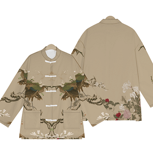 Morning Peacocks Tang Jacket CHINA cgk.ink