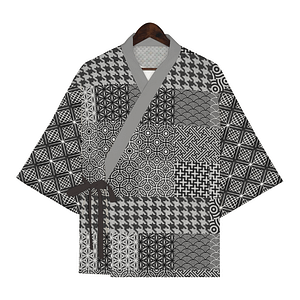 cgk.ink calm Grey Square Kimono Grey Square Kimono JAPAN cgk.ink
