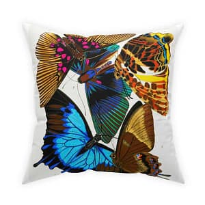 Papillons Broadcloth Pillow DÉCOR cgk.ink