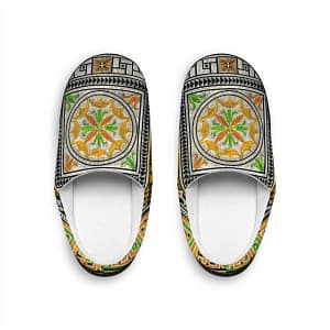 cgk.ink elegant Pompeian No. 3 Women’s Indoor Slippers Pompeian No. 3 Women’s Indoor Slippers inspired by FINE ART cgk.ink