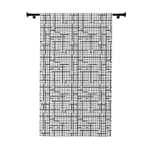 cgk.ink abstract Gris Grid Window Curtain (1 Piece) Gris Grid Window Curtain (1 Piece) DÉCOR cgk.ink