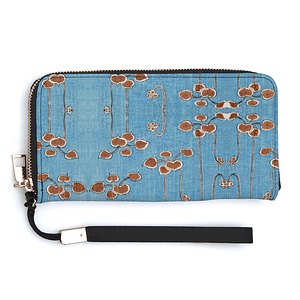 cgk.ink blue Blue Lotus Long Wallet Blue Lotus Long Wallet ACCESSORIES & GIFTS cgk.ink