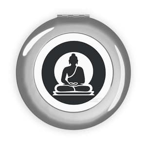 cgk.ink elegant Serene Buddha Compact Travel Mirror Serene Buddha Compact Travel Mirror ACCESSORIES & GIFTS cgk.ink