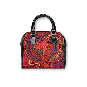 cgk.ink arts & crafts Crab & Bird Mola-Style Shoulder Handbag Crab & Bird Mola-Style Shoulder Handbag ACCESSORIES & GIFTS cgk.ink