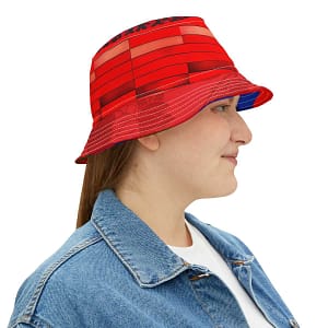 cgk.ink boho Red Levels Bucket Hat Red Levels Bucket Hat HATS cgk.ink