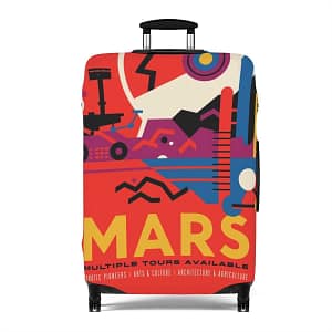 cgk.ink adventurous Tour Mars Today! Luggage Cover Tour Mars Today! Luggage Cover TRAVEL GEAR cgk.ink