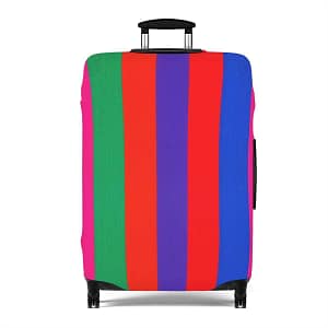 cgk.ink adventurous Candy Stripe Luggage Cover Candy Stripe Luggage Cover TRAVEL GEAR cgk.ink