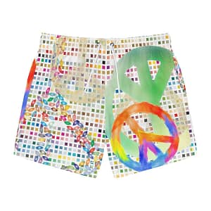 cgk.ink athletic Be at Peace Swim Trunks Be at Peace Swim Trunks fight for PEACE EVERYWHERE cgk.ink