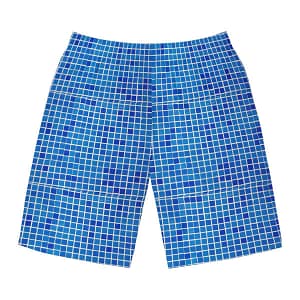 cgk.ink blue Blue Tile Men’s Board Shorts Blue Tile Men’s Board Shorts MEN'S cgk.ink
