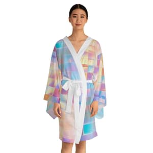 cgk.ink colorful Shimmer Long Sleeve Kimono Robe Shimmer Long Sleeve Kimono Robe KIMONOS & JACKETS cgk.ink