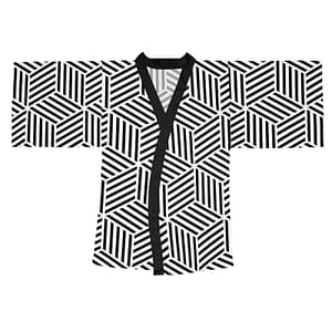 cgk.ink abstract Ligne Long Sleeve Kimono Robe Ligne Long Sleeve Kimono Robe KIMONOS & JACKETS cgk.ink