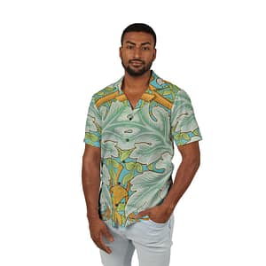 cgk.ink casual William Morris: St. James’s Men’s Hawaiian Camp Shirt William Morris: St. James’s Men’s Hawaiian Camp Shirt inspired by FINE ART cgk.ink