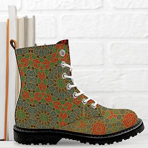 Complex Mandala  Round Toe Boots FOOTWEAR cgk.ink