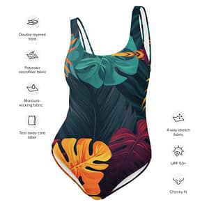 cgk.ink athletic Tropekal One-Piece Swimsuit Tropekal One-Piece Swimsuit SWIMWEAR cgk.ink