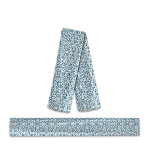 cgk.ink blue Blau Blumen Velvet Scarf Blau Blumen Velvet Scarf ACCESSORIES & GIFTS cgk.ink