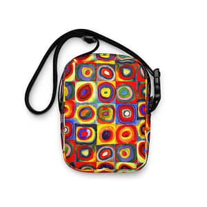 cgk.ink colorful Kandinsky: Color Study (1913) Utility Crossbody Bag Kandinsky: Color Study (1913) Utility Crossbody Bag inspired by FINE ART cgk.ink