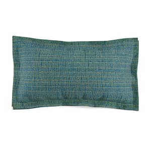 cgk.ink abstract Blue Green Plaid Pillow Sham — Microfiber Decorative Pillowcase Blue Green Plaid Pillow Sham — Microfiber Decorative Pillowcase BED & BATH cgk.ink