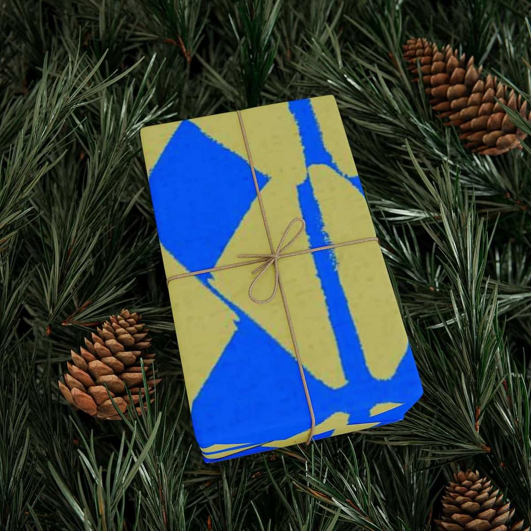 cgk.ink abstract Blue Blocks Wrapping Papers Blue Blocks Wrapping Papers ACCESSORIES & GIFTS cgk.ink