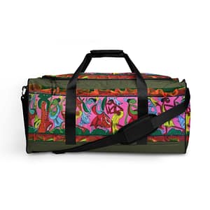 Bengal Patachitra Duffle Bag the ART of INDIA cgk.ink