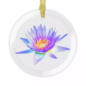Purple Lotus Glass Ornament Bundles MANDALAS cgk.ink