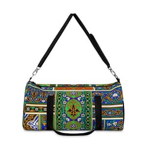 Turquoise Temple Duffel Bag ACCESSORIES & GIFTS cgk.ink