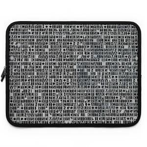 Wordy Rappinghood Laptop Sleeve ACCESSORIES & GIFTS cgk.ink