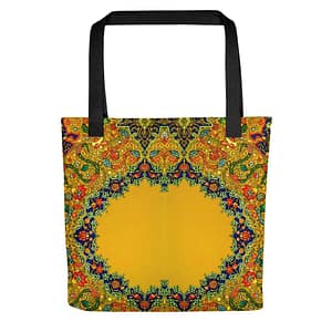 Indo-Persian Tapis Tote Bag inspired by FINE ART cgk.ink