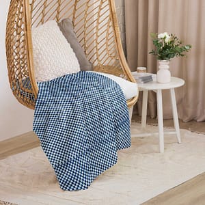 Blue Fields Sherpa Blanket BED & BATH cgk.ink