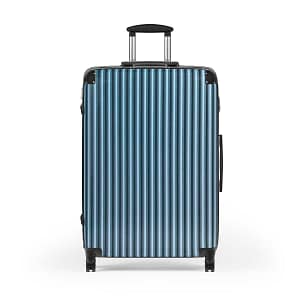 Pinstripe Roller Suitcase TRAVEL GEAR cgk.ink