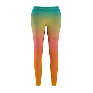 Fitful Dawn Women’s Mid-rise Casual Leggings LEGGINGS cgk.ink