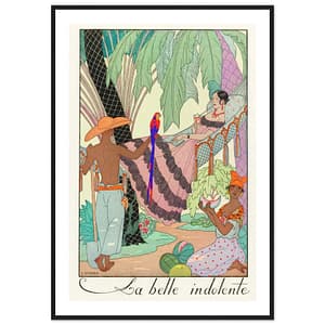 La Belle Indolente Fine Art Wooden Framed Poster DÉCOR cgk.ink