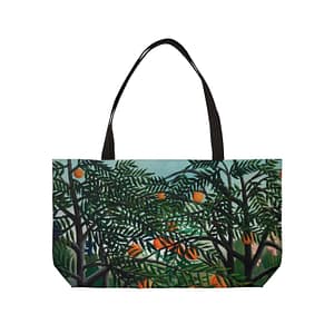 Henri Rousseau: Woman Walking In An Exotic Forest Weekender Tote Bag inspired by FINE ART cgk.ink
