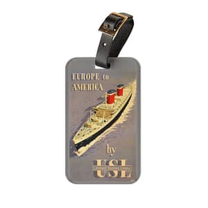 United States Line Luggage Tag TRAVEL GEAR cgk.ink