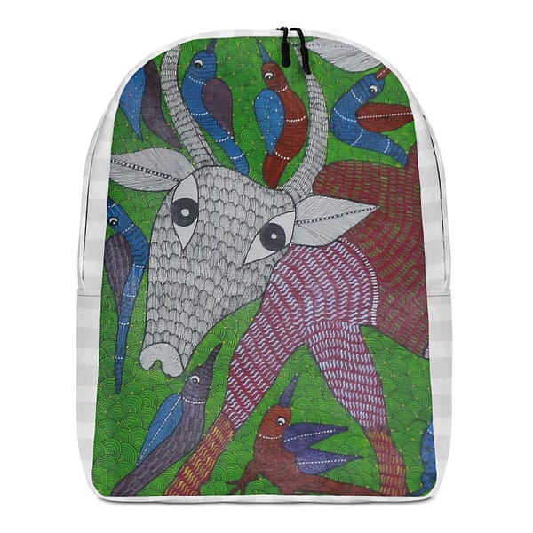Gond Style Cattle Minimalist Backpack ACCESSORIES & GIFTS cgk.ink
