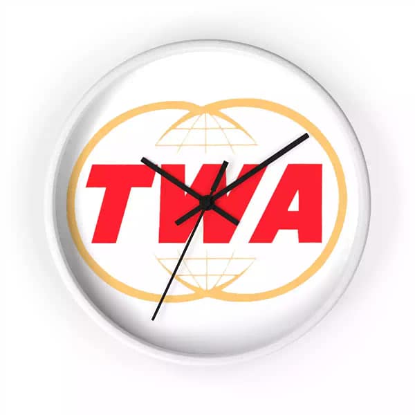 TWA Wall Clock CLOCKS cgk.ink