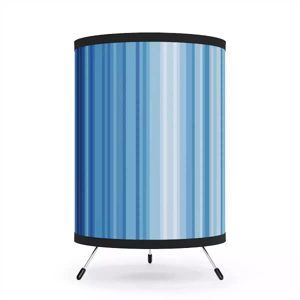 #SHOW YOUR STRIPES Tripod Lamp with High-Res Printed Shade, US/CA plug HOME cgk.ink