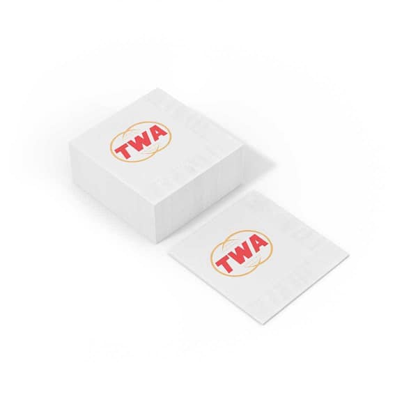 TWA White Coined Napkins (50 pcs) ENTERTAINING cgk.ink