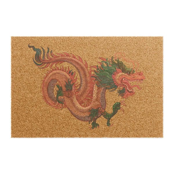 Color Dragon Doormat HOME cgk.ink