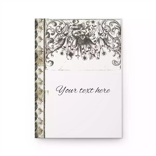 Customizable Ornate Hardcover Journal Matte STATIONERY cgk.ink