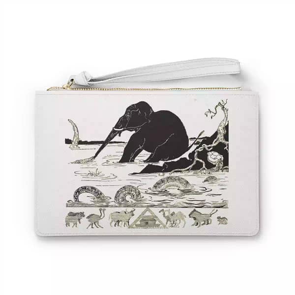 Reluctant Elephant Clutch Bag ACCESSORIES & GIFTS cgk.ink