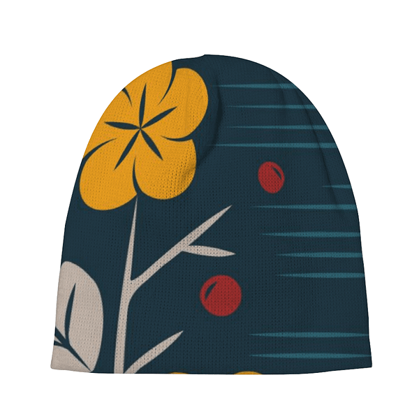 Flower Walk Crochet Beanie HATS cgk.ink